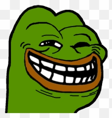 Pepe The Frog Transparent Png Clipart - Troll Face