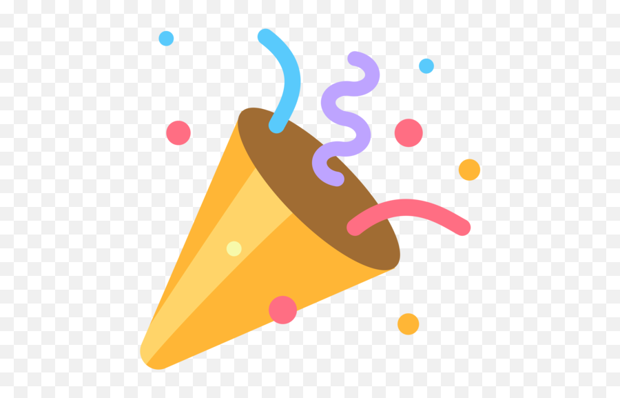 Party Popper Emoji Png 6 Image - Party Popper Emoji Png,Party Popper Png