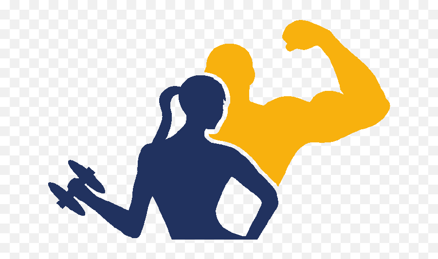 Physical Fitness Exercise Silhouette - Man Woman Fitness Vector Png,Fitness Png
