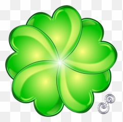 Download Four Leaf Shamrock - 5 Clover Drawing PNG Five Design
