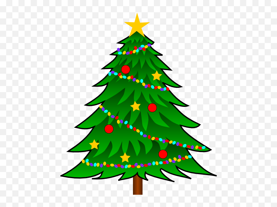 Christmas Tree Clip Art - Christmas Tree Png Vector,Christmas Tree Transparent Background