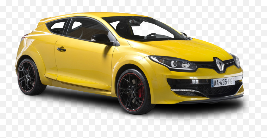 Renault Megane Rs Yellow Car Png Image - Renault Megane Rs Coupe,Camper Png