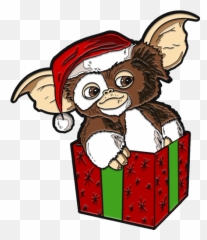 Gremlins Holiday Gizmo Enamel Pin - Cartoon Gizmo In Tool Box Png,Gizmo Png