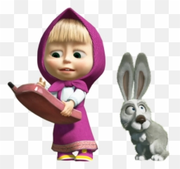 Yandexdisk In 2019 Bear Clipart Masha The - Masha And The Bear Hare Png,Masha And The Bear Png