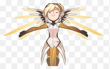 Overwatch Wiki - Mercy Overwatch, HD Png Download - vhv