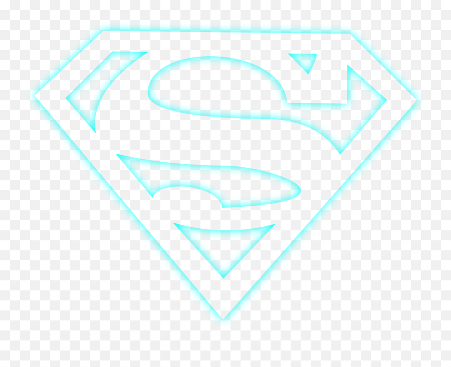 Neon Pngbyet Superman Logo Superhero - Superman Logo,Super Hero Logo