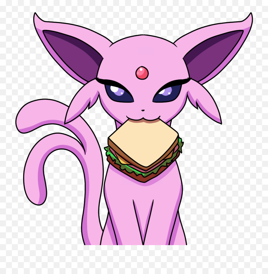 Espeonu0027s Sandwich By Beckypages - Fur Affinity Dot Net Cartoon Png,Espeon Png