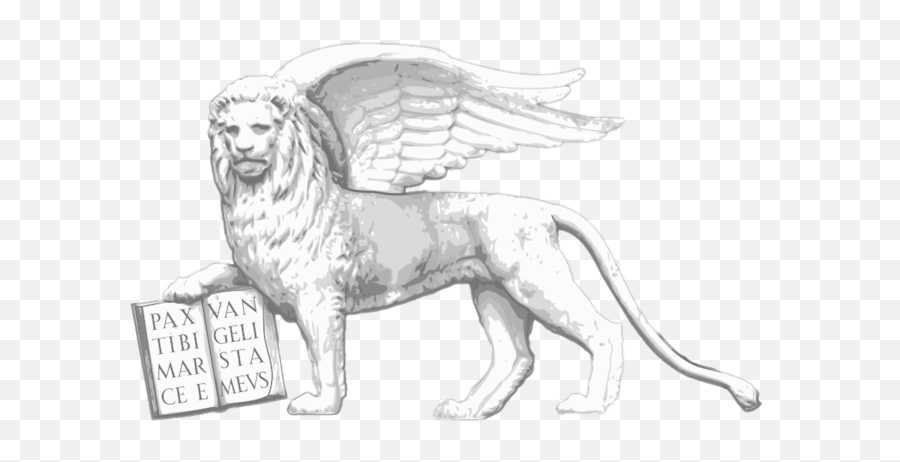 Leone Di San Marco - Lion With Open Book Png,Marco Png