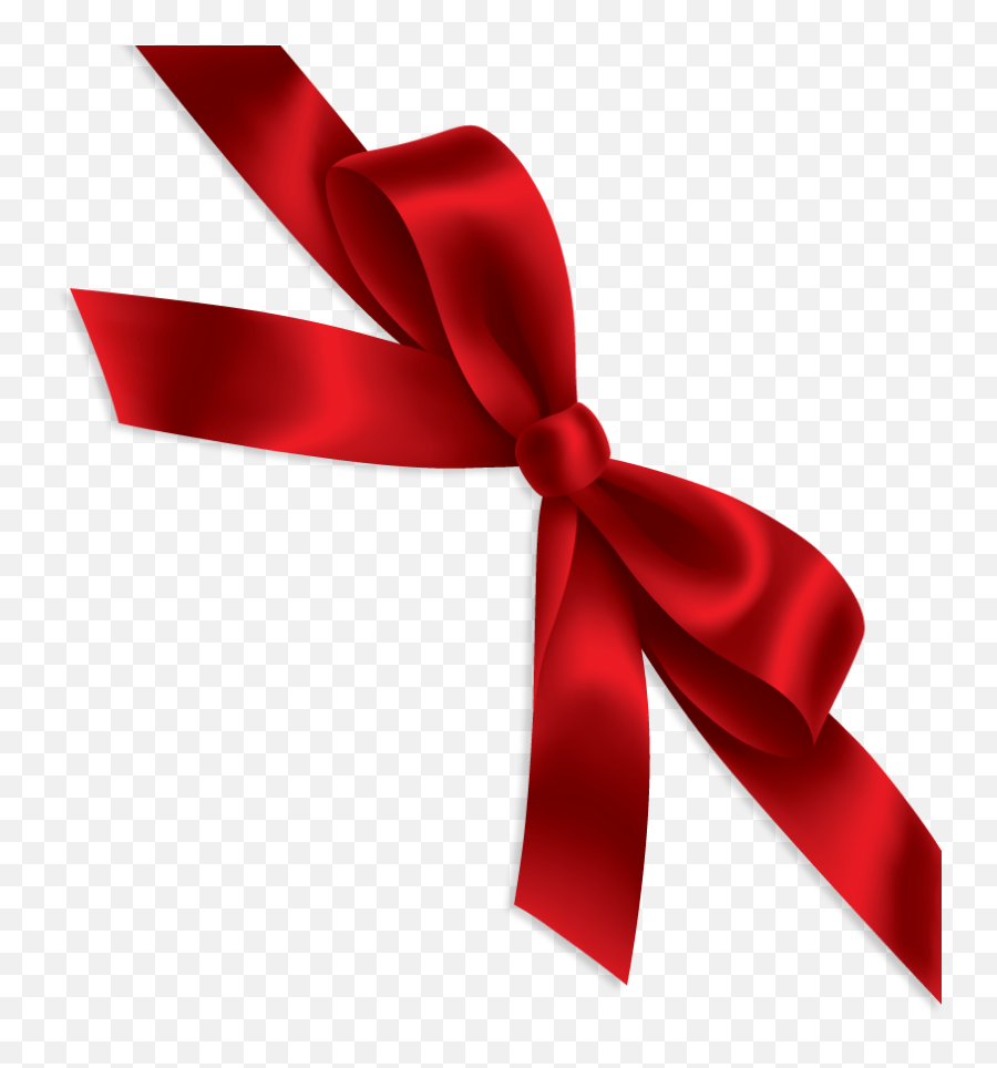Red - Holiday Red Ribbon Art Png,Red Ribbon Transparent
