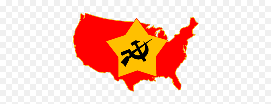 Communist International - Solid United States Map Png,Communist Flag Png