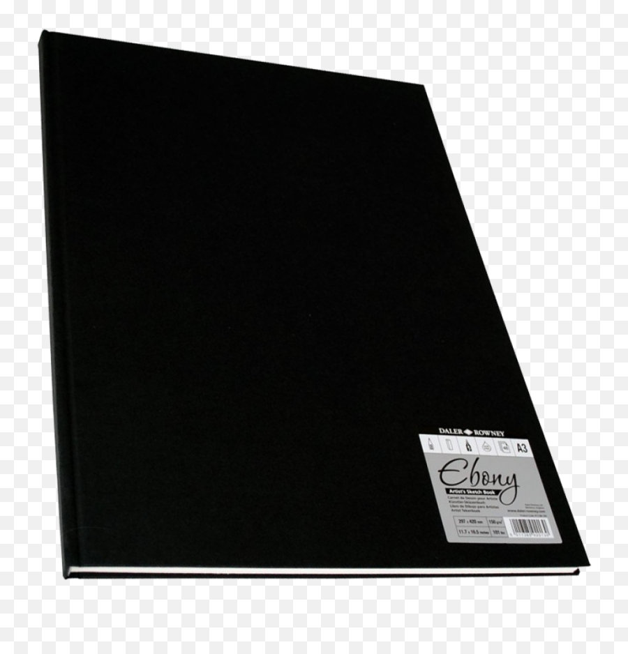 Download Daler Rowney Ebony Hardback Portrait Sketchbook - Paper Png,Sketchbook Png