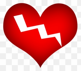 Broken Heart Png 1000 Free Download Vector Image - Heart Break Clip Art,Heart Design Png