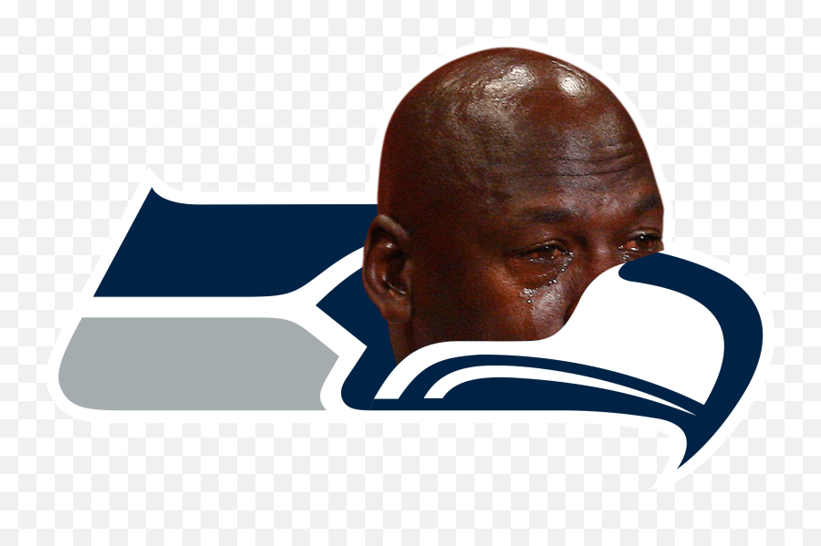 I Made Crying Jordan Nfl Logos For Every Team During A Few - Seahawks Logo Png,Seahawks Logo Transparent