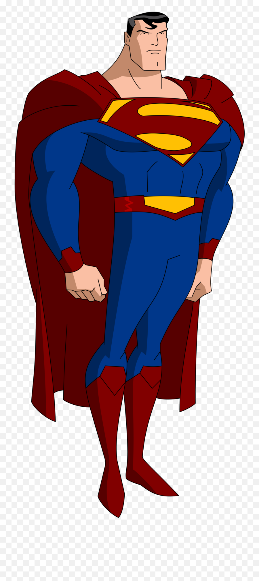 Download Hd Superman Clipart - Superman Justice League Cartoon Png,Superman  Clipart Png - free transparent png images 