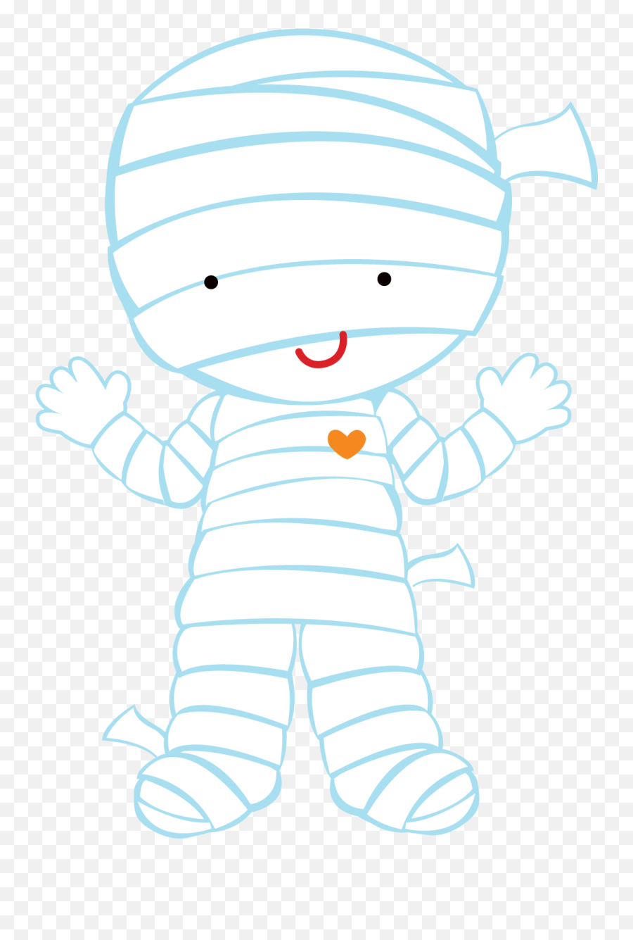 Download Hd Halloween Baby Mummy - Thank You Halloween Mummy Png,Mummy Png