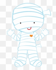 Download Hd Halloween Baby Mummy - Thank You Halloween Mummy Png,Mummy Png