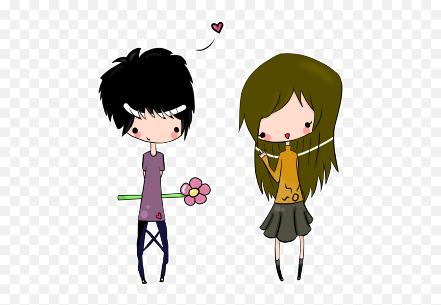Cartoon Couples Png Images Free - Boy Couple Cartoon Png,Couples Png