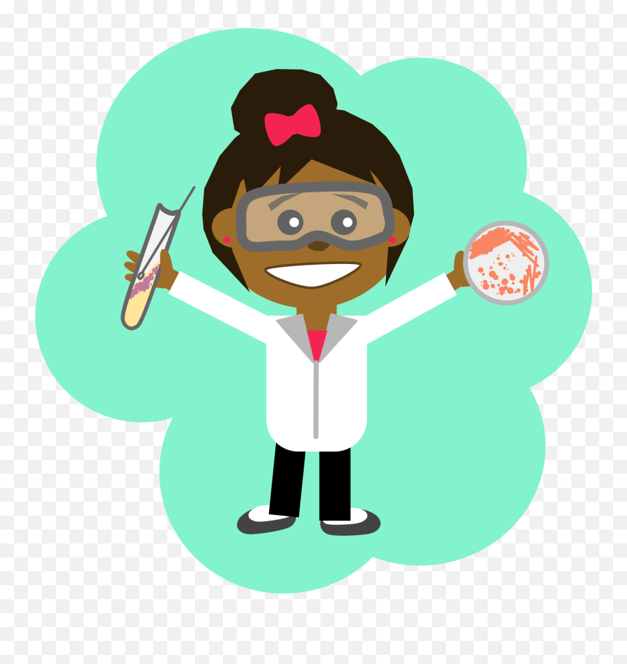 Girl Clipart Ponytail Transparent Free For - Scientist Clipart Png,Ponytail Png