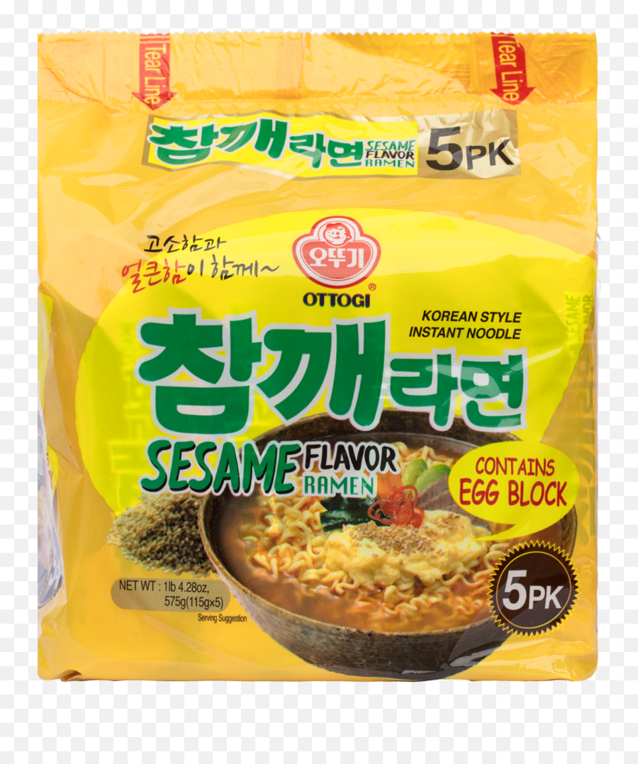 Sesame Flavor Ramen 5pk U2013 Otg New York - Ottogi Sesame Ramen Png,Ramen Png