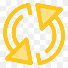 Refresh - Yellow Reload Button Png