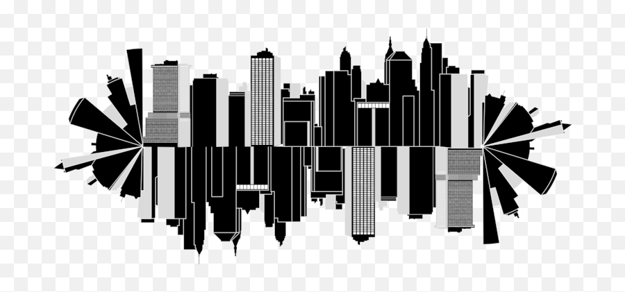 City Metropolis Silhouette Png Clipart - Cityscape Png,Cityscape Silhouette Png