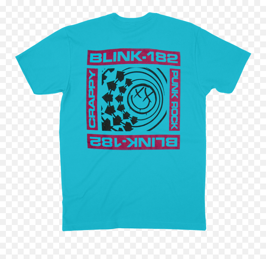 Surf Box Turquoise Tee - Blink 182 Png,Blink 182 Logo