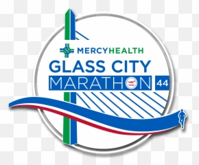 Run Glass City Toledo Oh - Marathon Logo png