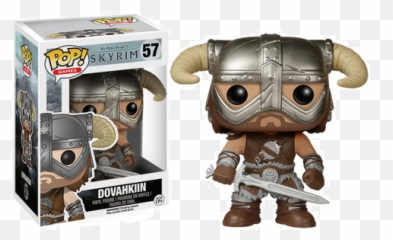 Funko Pop Games Skyrim Dovahkiin Vinyl - Skyrim Dovahkiin Funko Pop Png,Dovahkiin Png