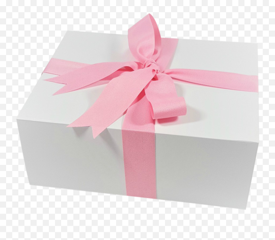 Gift Box With Pink Ribbon - Pink Gift Box With Ribbon Png,Present Bow Png