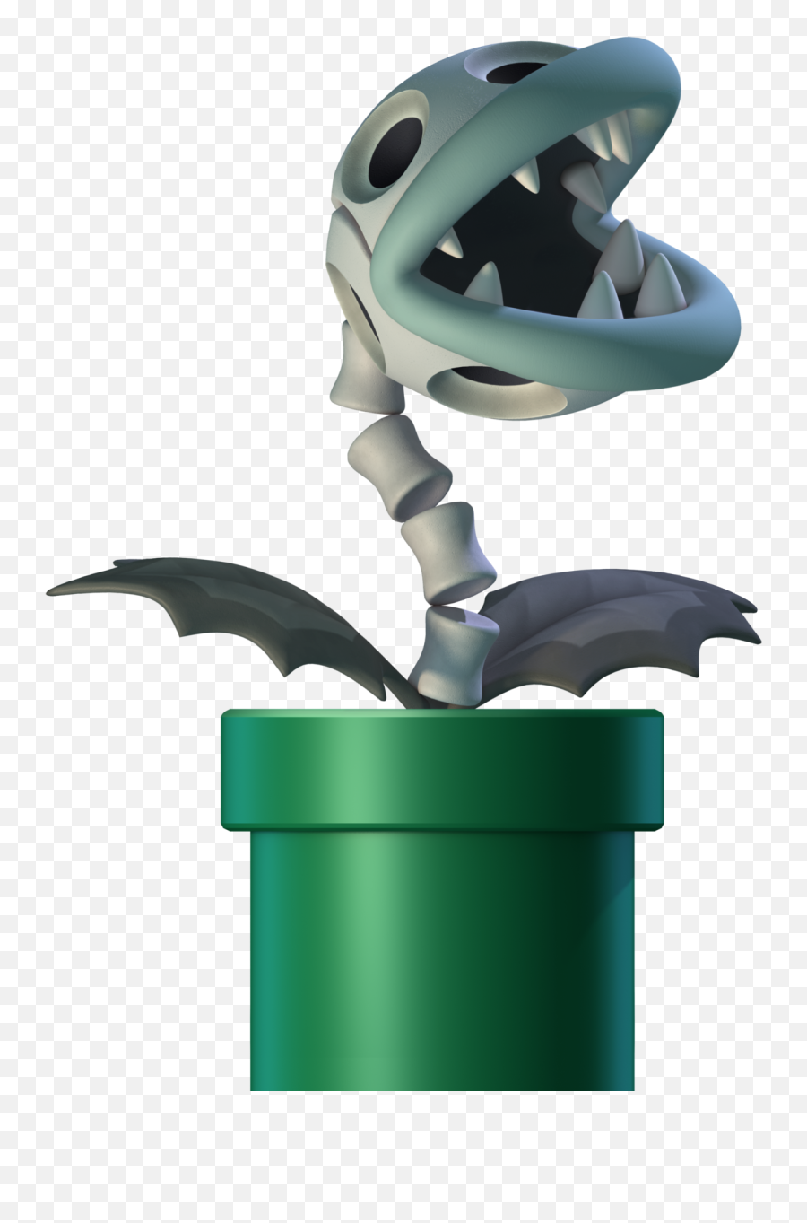 Bone Piranha Plant - Super Mario Wiki The Mario Encyclopedia Super Mario Bone Piranha Plant Png,Piranha Png