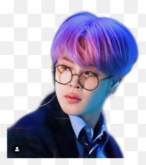 Bts Jimin Purple Chimchim Cutejimin Sticker By Bebe G - Jimin Purple png