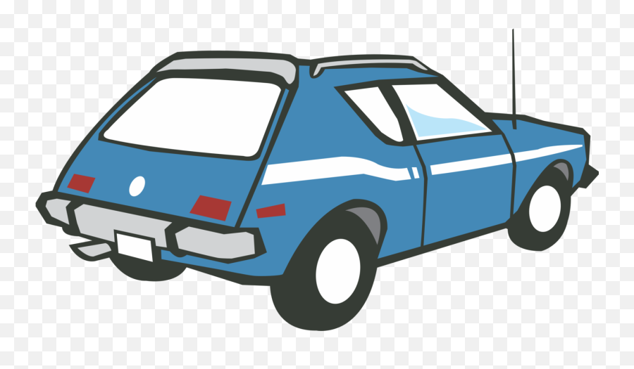 Blue Automotive Exterior Compact Car - Car Silhouette Png,Amc Gremlin Logo