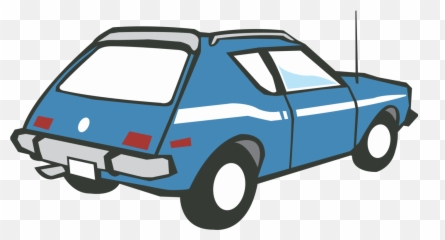 Blue Automotive Exterior Compact Car - Silhouette png