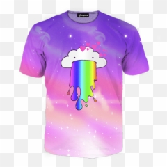 Rainbow Cloud Tee - Getonfleek Short Sleeve png