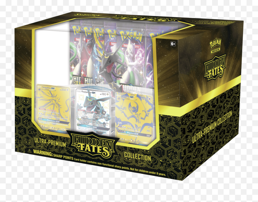 Pokemon Hidden Fates Ultra - Premium Collection Pokemon Hidden Fates Ultra Premium Collection Png,Mega Rayquaza Icon