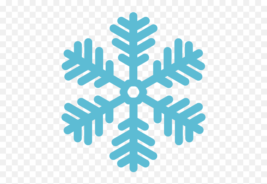 Snowflake Icon - Clip Art Snow Flake Png,Christmas Snowflakes Png