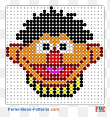 Sesame Street Perler Bead Pattern And Designs Sprites - Patterns png