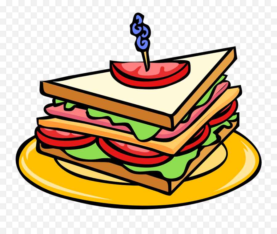 Club Sandwich Triangle Food - Sandwich Clipart Png,Sandwiches Png
