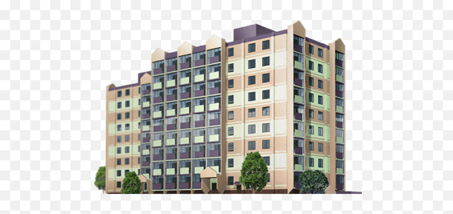 Apartment Building Transparent - Apartment Building Transparent Background Png,Building Transparent Background