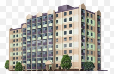 Apartment Building Transparent - Apartment Building Transparent Background Png,Building Transparent Background