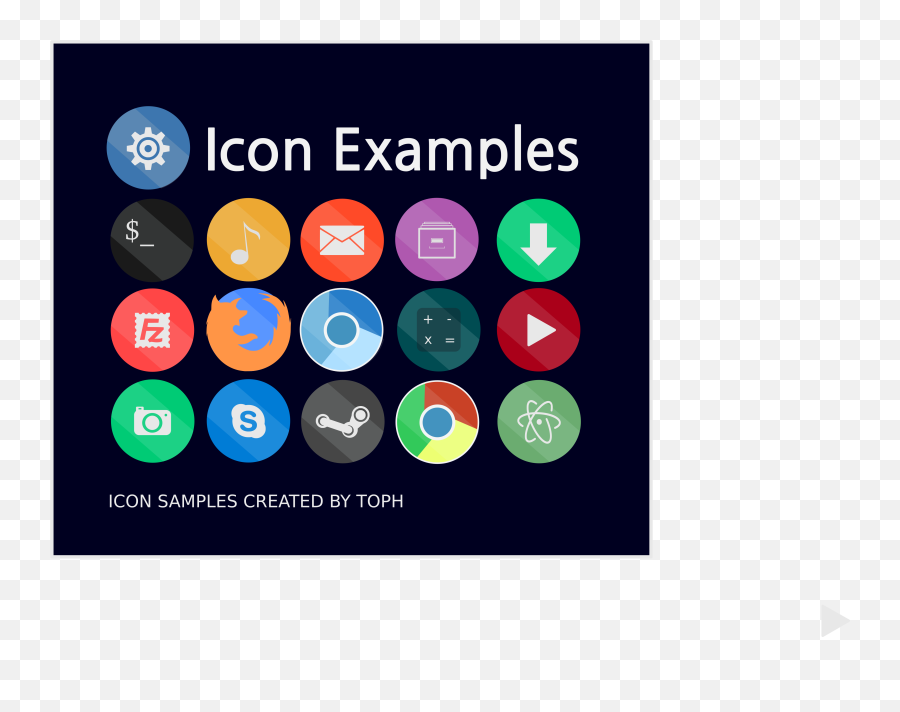 Icon Examples By Toph - Dot Png,Icon Examples