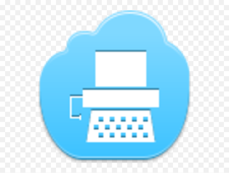 Typewriter Icon Free Images - Vector Clip Art Technology Png,Typist Icon