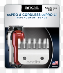 Andis Us Pro Uspro Li Cordless U0026 Corded Clipper Blade Set 66250 Ebay - Andis 7fc png
