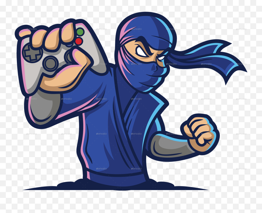 Gaming Ninja Logo Template - Gamer Gaming Logo Png,Cool Gaming Logos