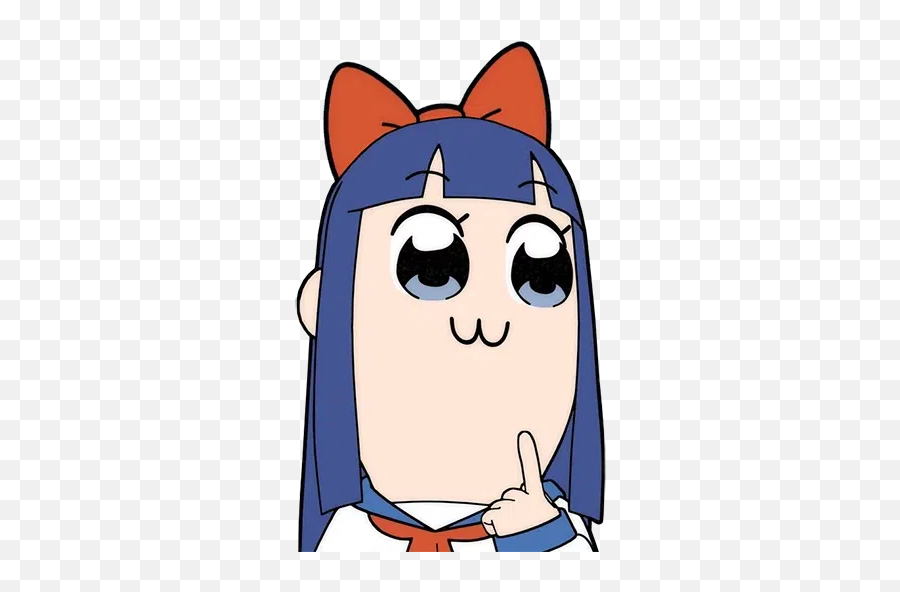 Pop Team Epic 4 Sticker Pack - Stickers Cloud Pop Team Epic Plot Png,Mettaton Icon