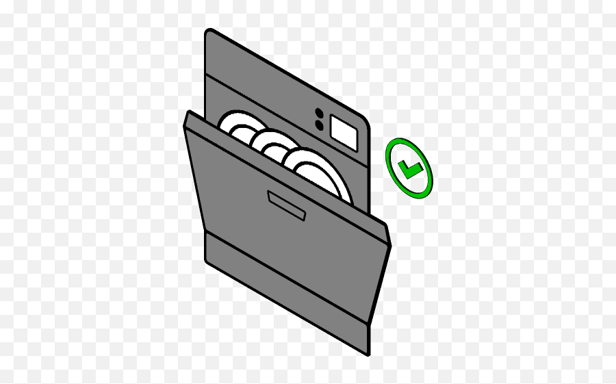 Icon For Dishwasher Safe 3d Cad Model Library Grabcad - Horizontal Png,Dishwashing Icon