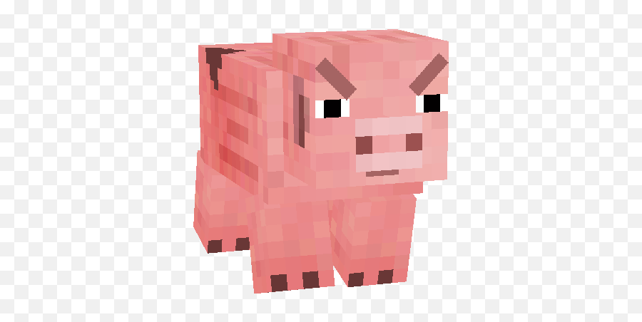 Angry Reuben The Pig - Minecraft Mad Pig Png,Minecraft Pig Png