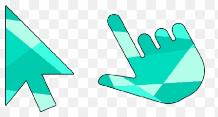 Cute Cursor - Emerald Cursor png