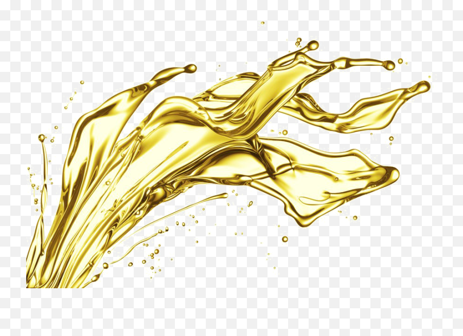 Lubricant Oil Transparent Background - Liquid Gold Splash Png,Oil Png