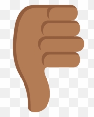 Thumbs Down Emoji Clipart Free Download Transparent Png - Emoji Da Maozinha Png